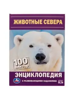 Книга детская энциклопедия развивающая Животные Севера