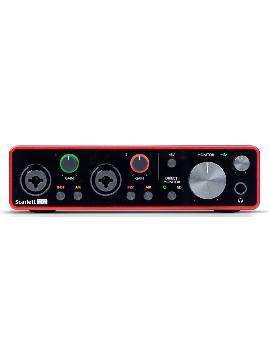 Звуковая карта focusrite scarlett 2i2 3 gen