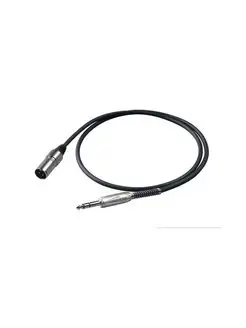 Микрофонный кабель 6.3 джек стерео - XLR (папа) BULK230LU05