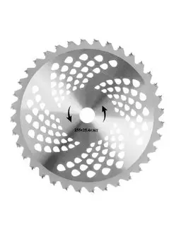 Нож для триммера ТУНДРА, 255 х 25.4 мм, 36 зубьев