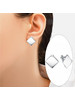 Летние серебряные серьги ромбы бренд Kira Jewelry продавец Продавец № 691544