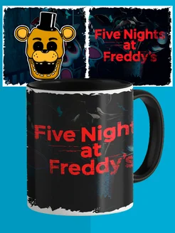 Кружка в подарок ребенку с принтом Five Nights at Freddy's