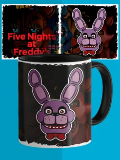 Кружка в подарок ребенку с принтом Five Nights at Freddy's