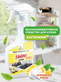 Антижир чистящее средство для кухни Shine 500 мл