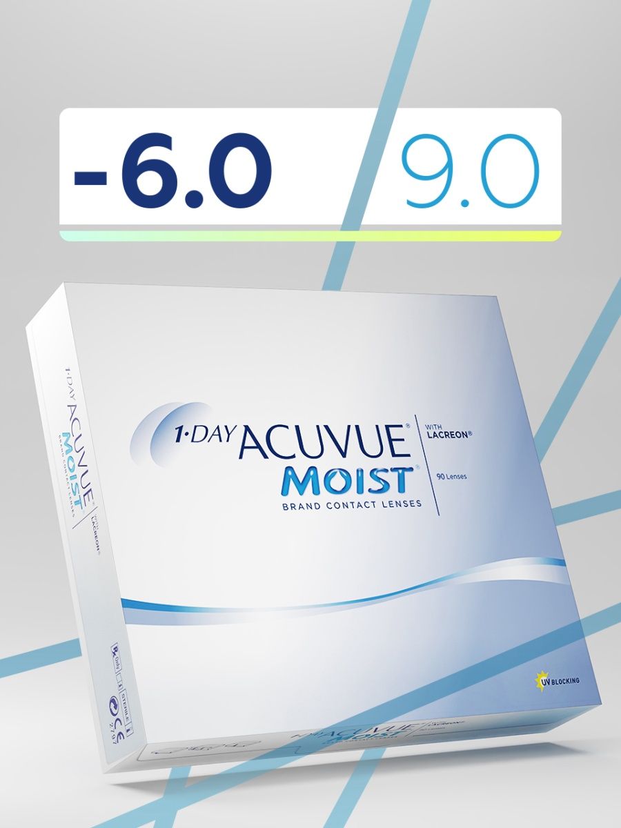 Контактные линзы 1 day acuvue moist