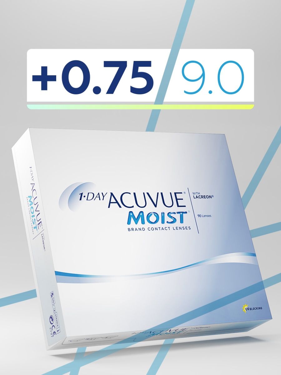 Контактные линзы 1 day acuvue moist