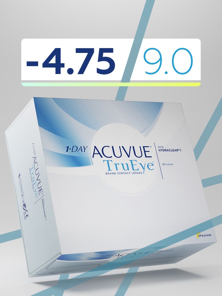 Линзы acuvue trueye 180. Линза u 5*180.