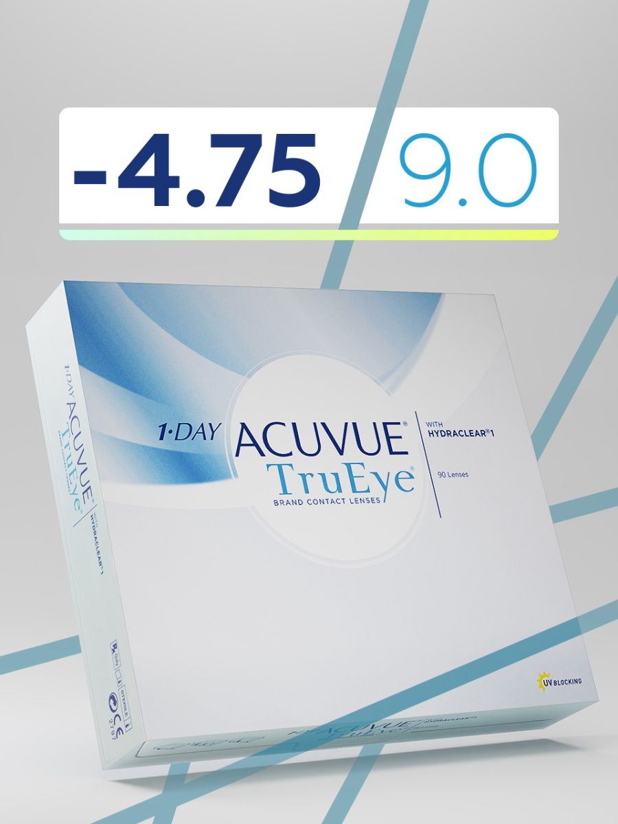 Контактные линзы acuvue trueye