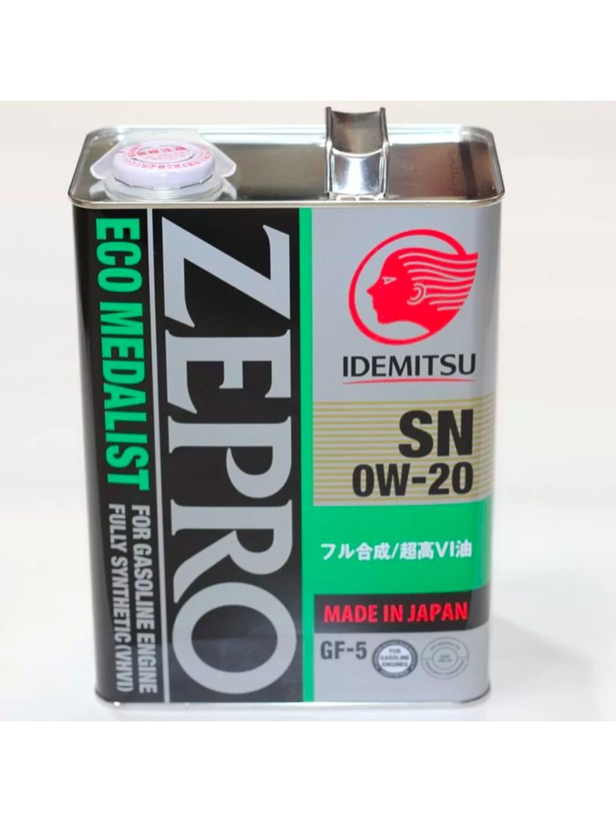 Масло идемитсу. Idemitsu Zepro Eco medalist 0w-20 4 л. Idemitsu Zepro 0w20 4л. Idemitsu 0/20 Zepro Eco medalist SN/gf-5 4л. Zepro Eco medalist 0w-20 4л.