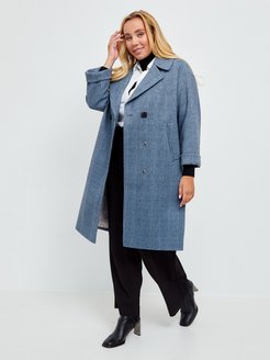 Пальто женское драповое большие размеры Valandy 119206488 купить за 4 743 ₽ в интернет-магазине Wildberries