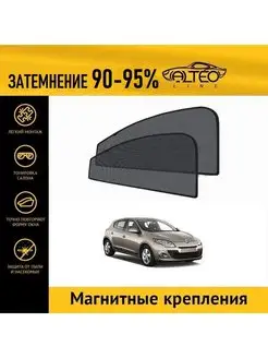 Автошторки PREMIUM на Renault Megane 3 (2008-2012) хэтчбек н…