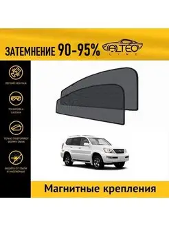 Автошторки PREMIUM на Lexus GX 470, 1 (2002-2007) на передни…