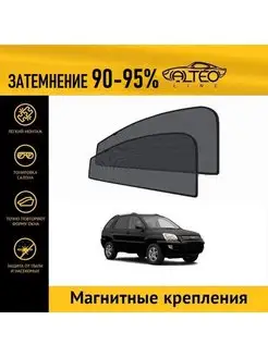 Автошторки PREMIUM на Kia Sportage 2 (2006-2010) на передние…