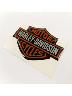 Наклейка объемная Харлей (Harley-Davidson), 88х68 мм