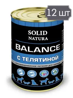 Balance консервы для щенков с телятиной - 340 г х 12 шт