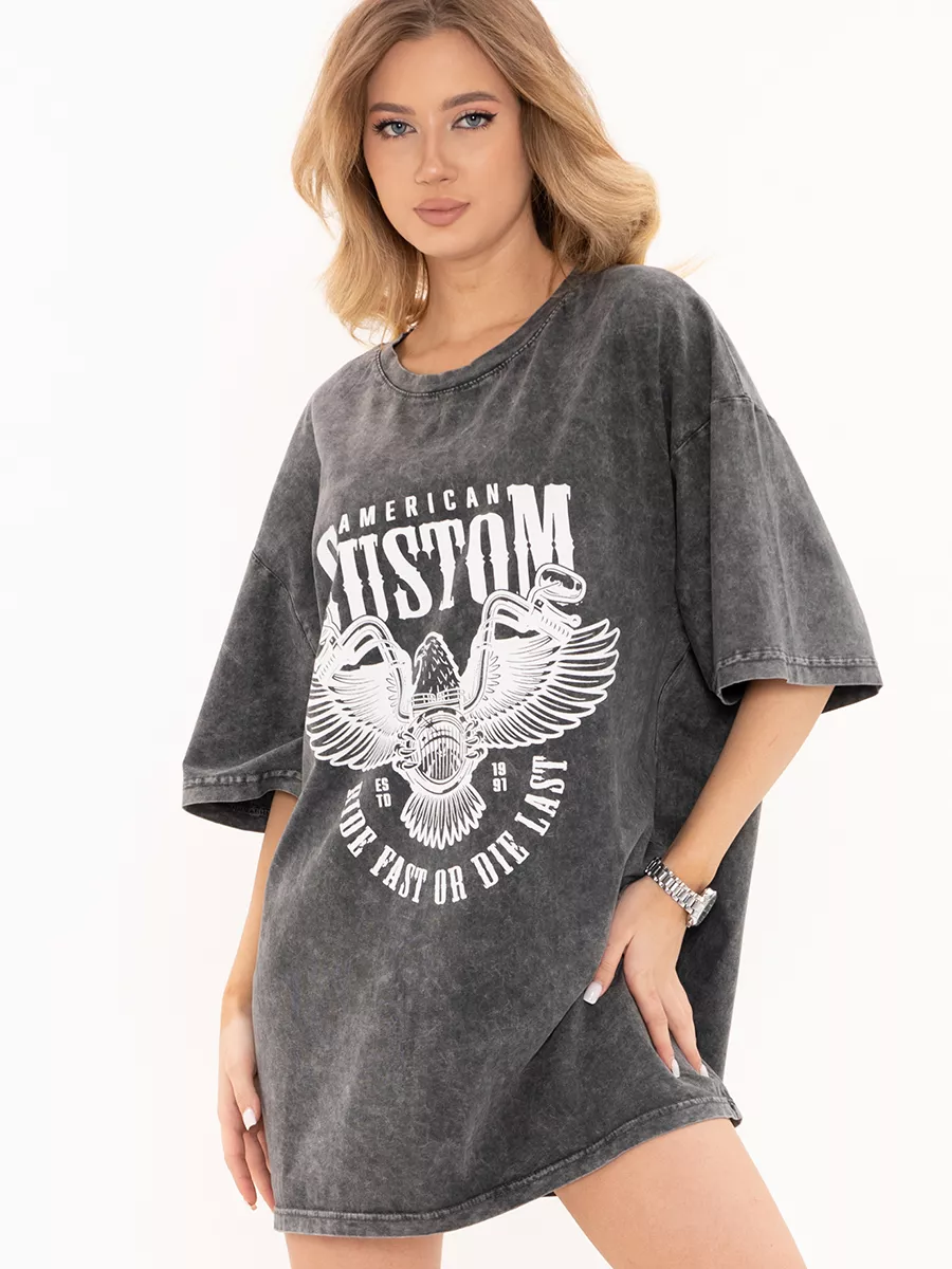 Женская футболка варенка оверсайз с принтом italomania 119447310 купить за 1 979 ₽ в интернет-магазине Wildberries