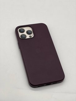 14 pro max leather case. Чехол Apple iphone 13 Pro Max Leather MAGSAFE Dark Cherry.