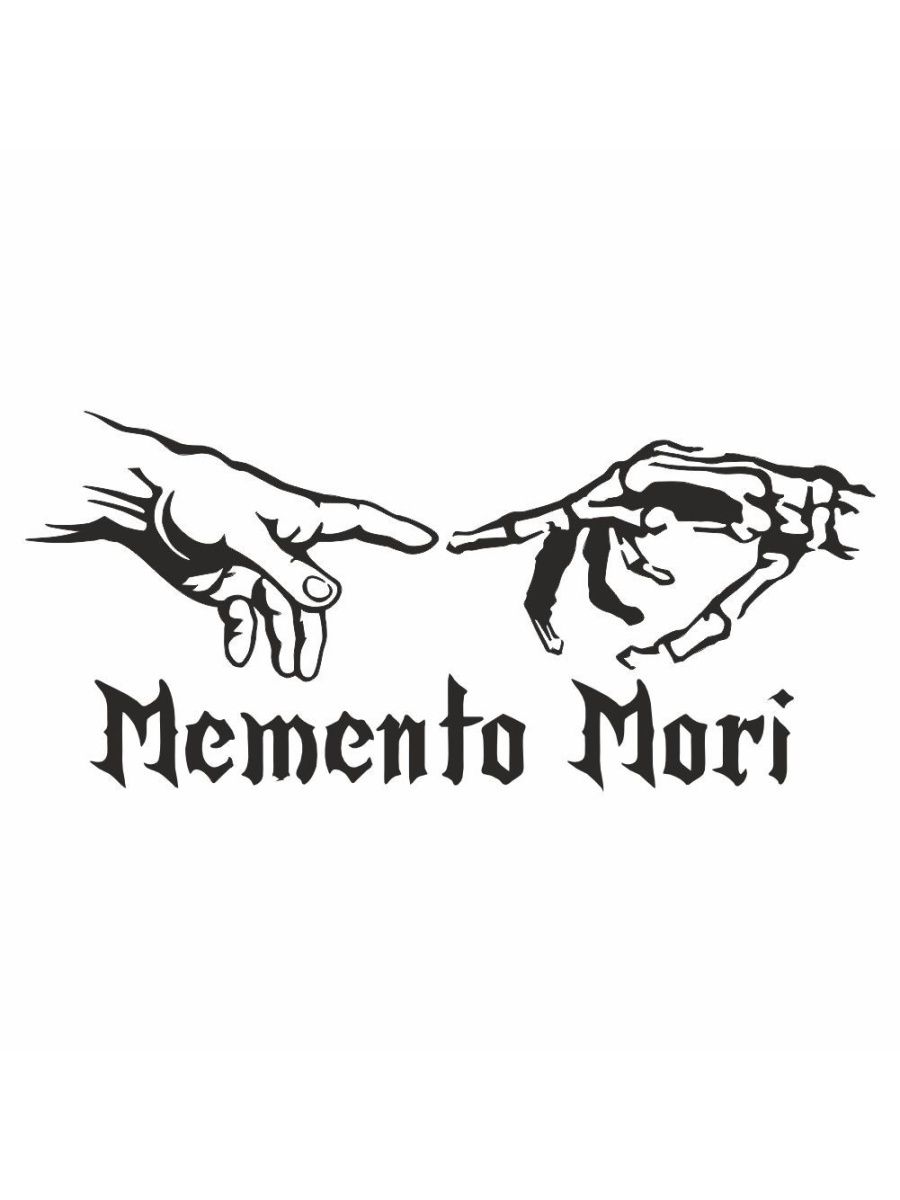 Memento Mori наклейка на авто