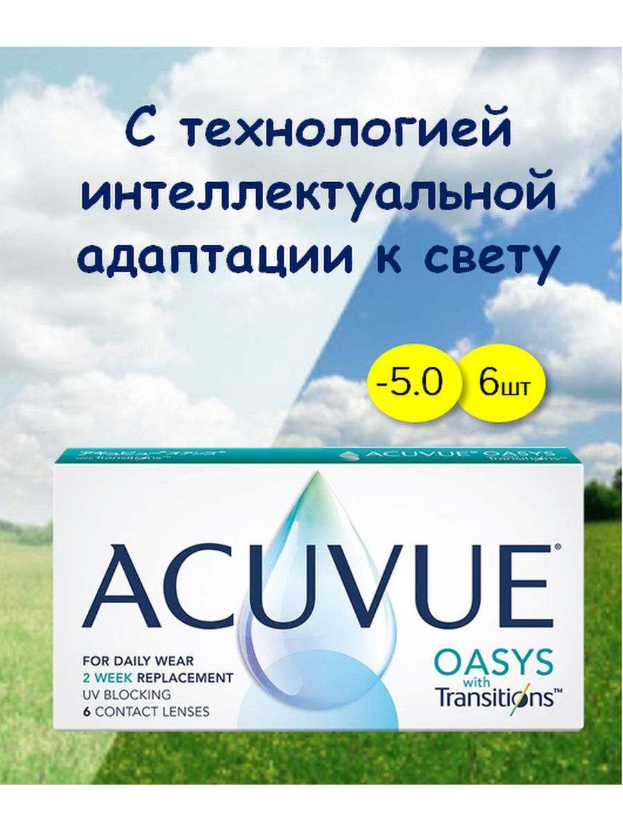 Линзы acuvue oasys with transitions. Acuvue Oasys with Transitions.