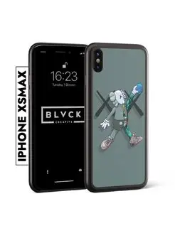 Чехол для IPhone XS Max с рисунком "KAWS"