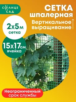 Сетка шпалерная для огурцов 2х5м