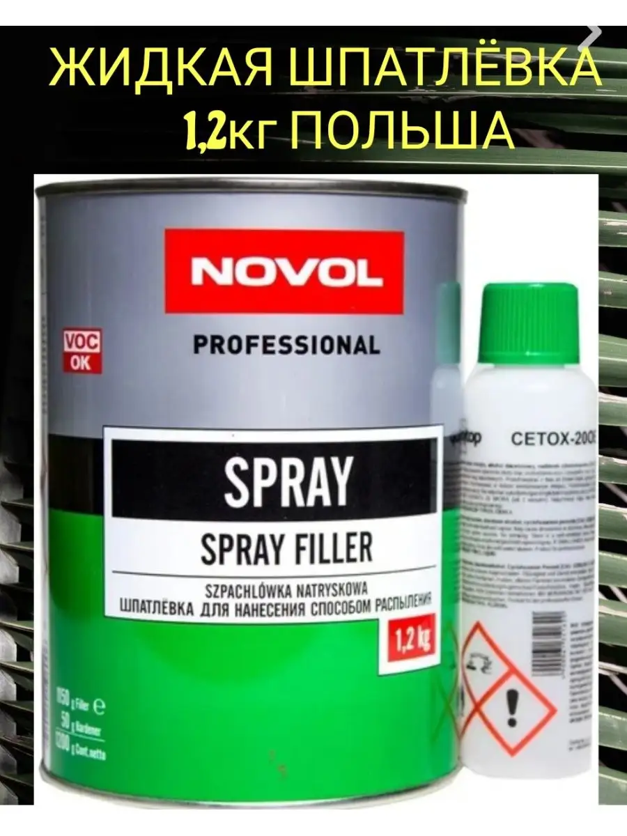 Жидкая шпаклевка. Шпатлевка жидкая NOVOL Spray 1201. Шпатлёвка жидкая NOVOL 1,2 кг. NOVOL 1201 шпаклевка жидкая. Комплект (шпатлевка, отвердитель) NOVOL Fiber.