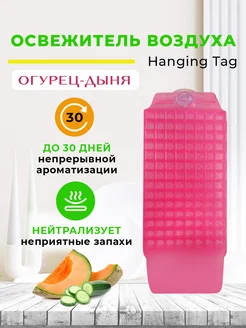 Освежитель воздуха твердый HANGING TAG огурец-дыня