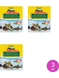 Корм для донных рыб Тетра Pleco Veggie Wafers 15г, 3 шт