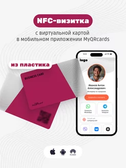 Умная электронная визитка на NFC-карте