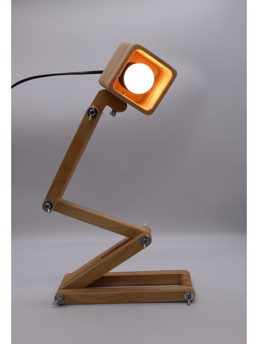 лампа трансформер настольная с креплением к столу