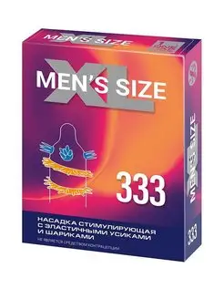 Стимулир.насадка на пенис MEN SIZE 333