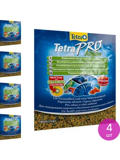 Корм для всех видов рыб Тетра Pro Algae Crisps 12г, 4 шт