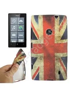 Чехол Retro United Kingdom Flag для Nokia Lumia 520