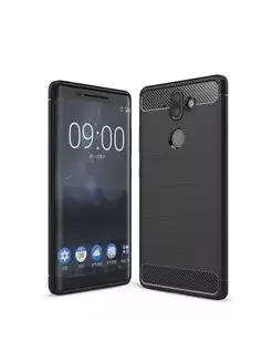 Чехол Carbon Fibre для Nokia 8 Sirocco (черный)