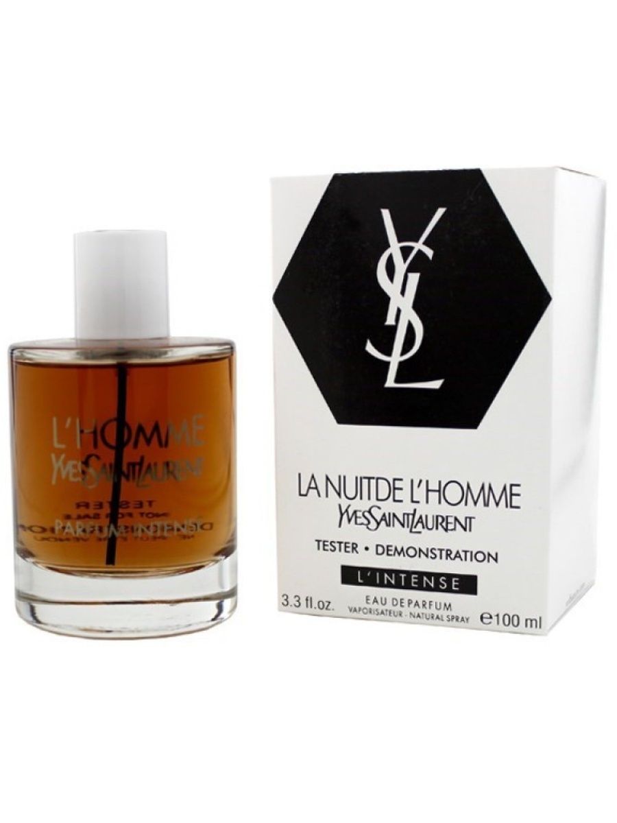 Parfum saint laurent l homme. Мужская туалетная вода Ив сен Лоран l homme. YSL L'homme l'intense 100ml EDP Tester. Духи мужские Yves Saint Laurent тестер. YSL L'homme intense.