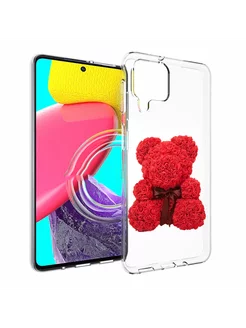 Чехол мишка-из-розочек Samsung Galaxy M53 (SM-M536)