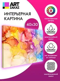 Картина на холсте 40х30 см на стену