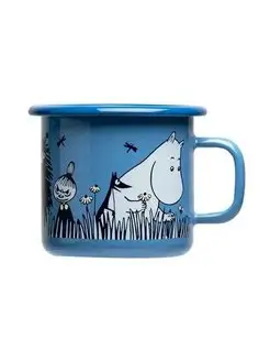 Кружка эмалированная Moomin "Друзья", 250 мл