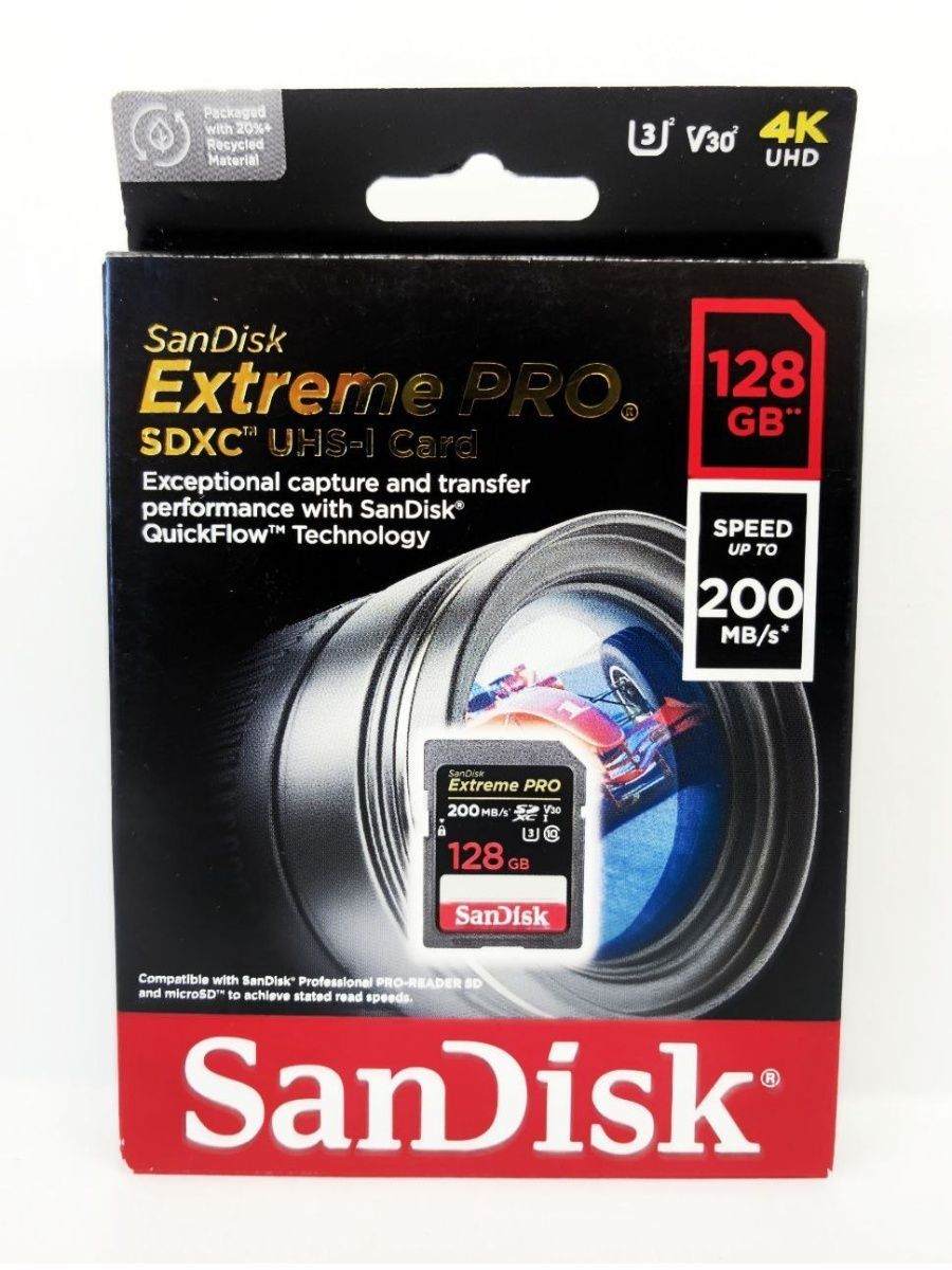 Карты памяти sandisk extreme pro