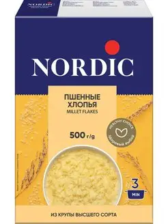 Хлопья пшенные Nordiс 500 гр