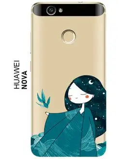 Чехол с принтом на Huawei Nova Хуавей Нова