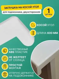 Заглушка для подоконника, накладка