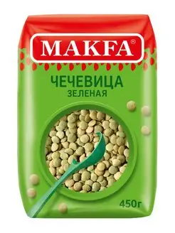 Чечевица зеленая 450 г