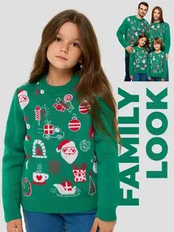 Джемпер детский новогодний Family Look «Holiday»