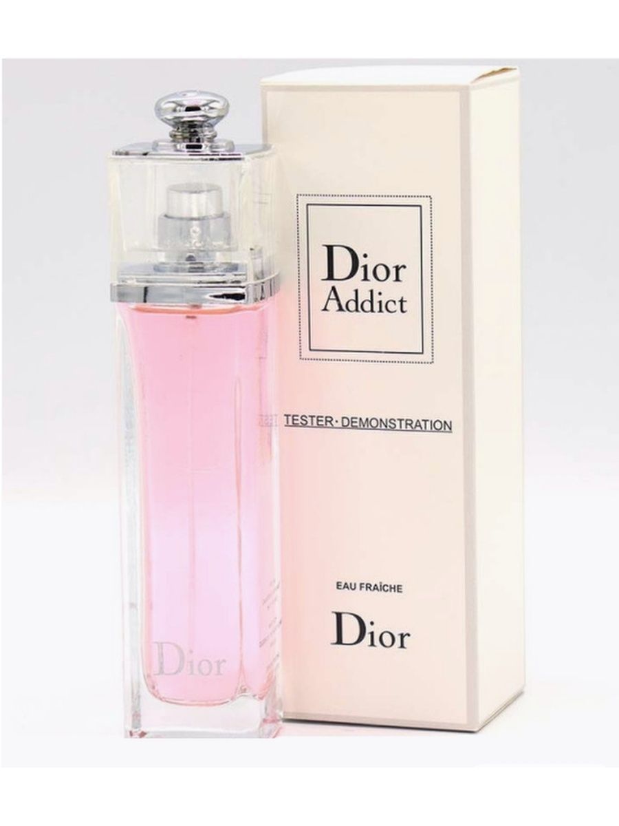 Тестер christian dior addict. Dior Addict Eau Fraiche. Christian Dior Addict Eau Fraiche, 100 мл. Диор аддикт тестер. Christian Dior Addict EDP.