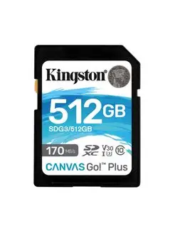 Карта памяти SDXC 512GB Canvas Go Plus UHS-I Class U3 V30