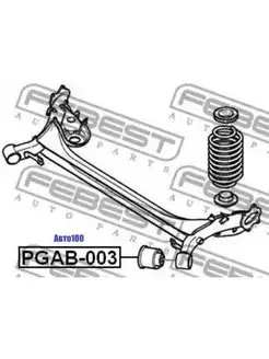 Сайлентблок задней балки PGAB-003