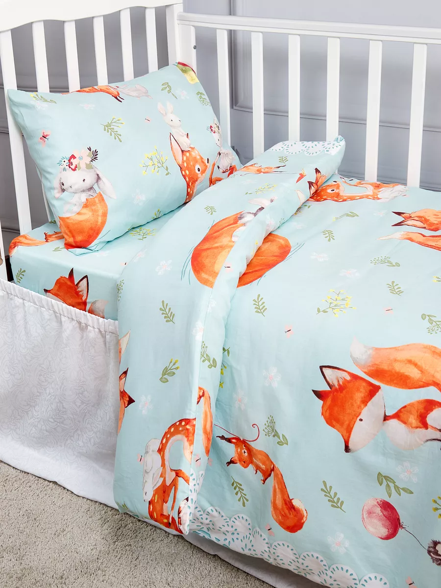 Как сшить детское постельное белье в кроватку?