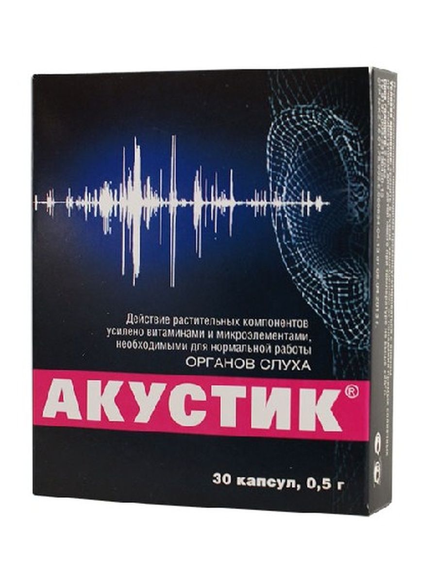 Препарат для улучшения слуха отзывы. Акустик капс. 0,5г №30. Акустик БАД. Акустик лекарство для слуха. Акустик таблетки.