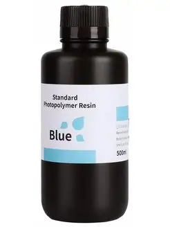 Фотополимерная смола Standard Resin Голубой, 0.5 л